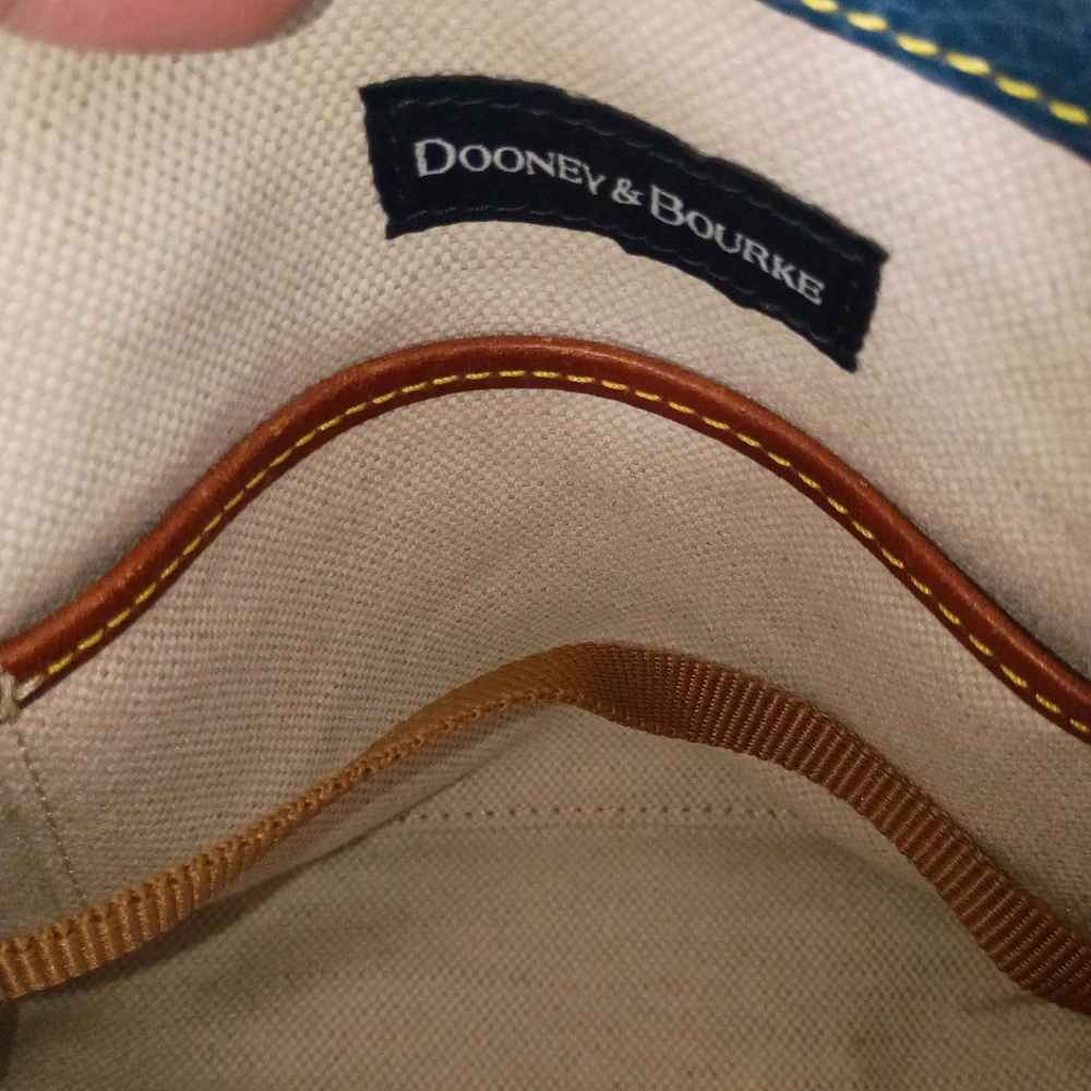 Dooney & Bourke Teal Pebble Leather Crossbody Bag and Wallet Set - Picture 12 of 17